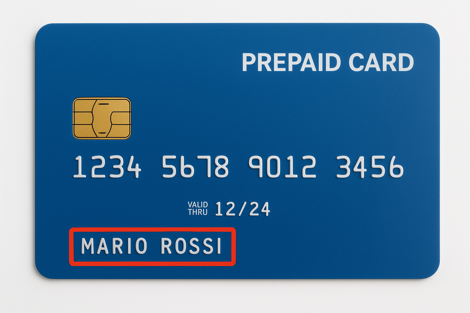 nome sulla carta