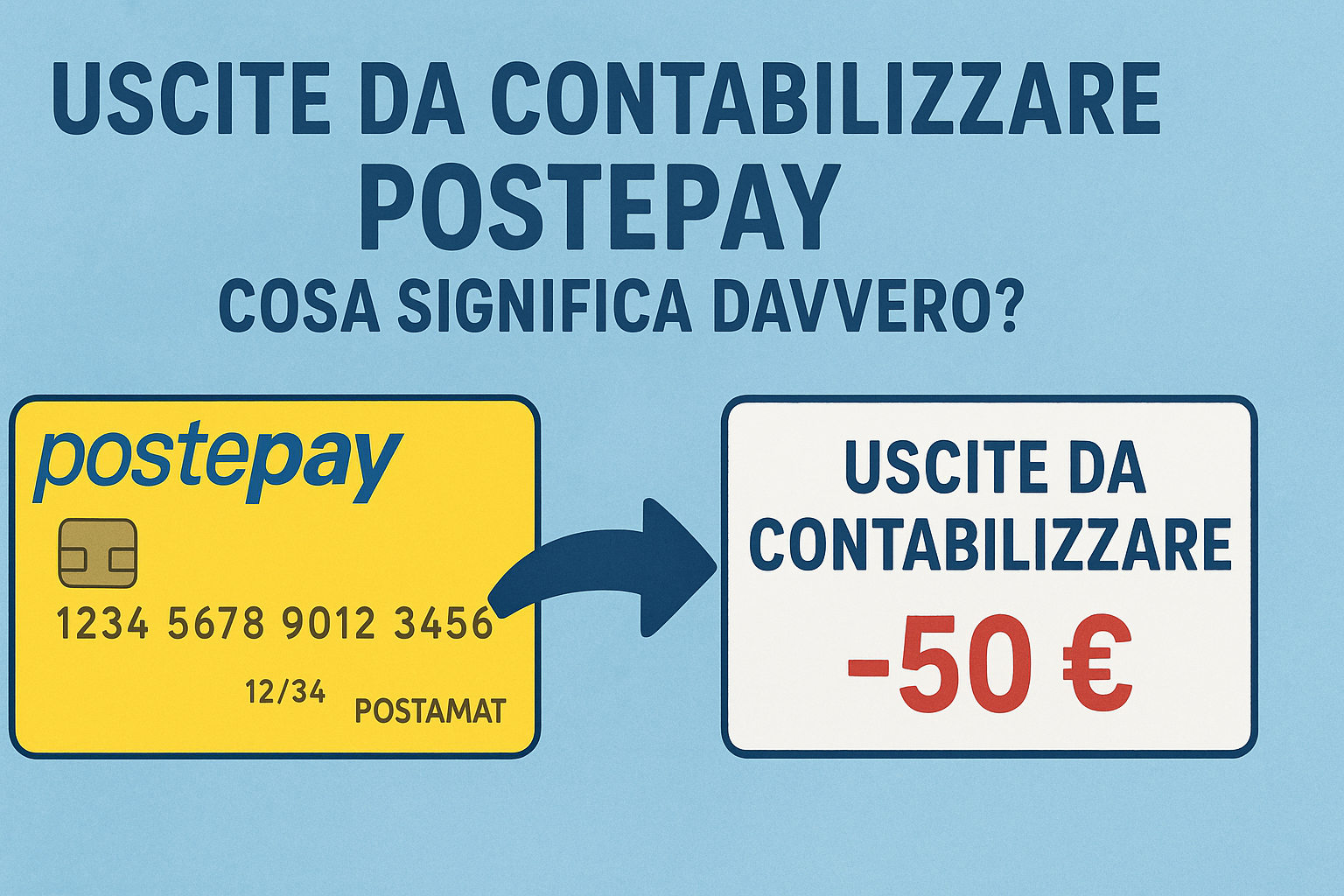 postepay uscite da contabilizzare