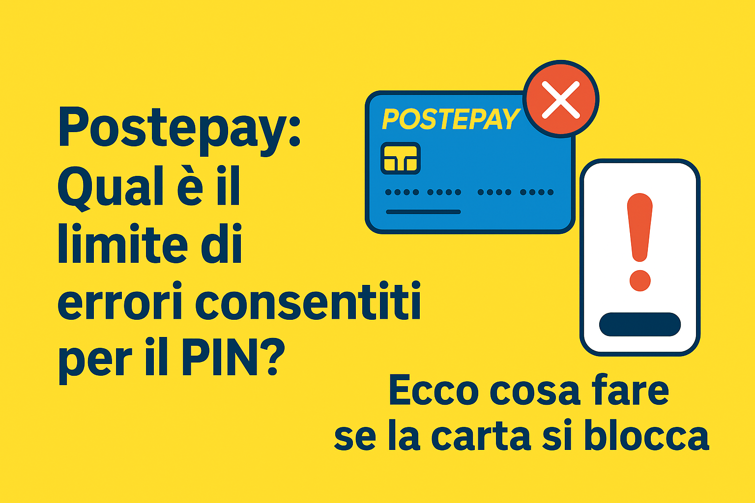 postepay errori pin