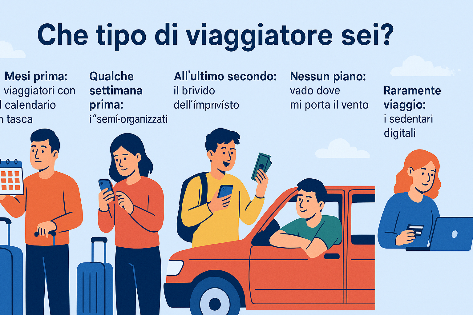 che tipo viaggiatore sei