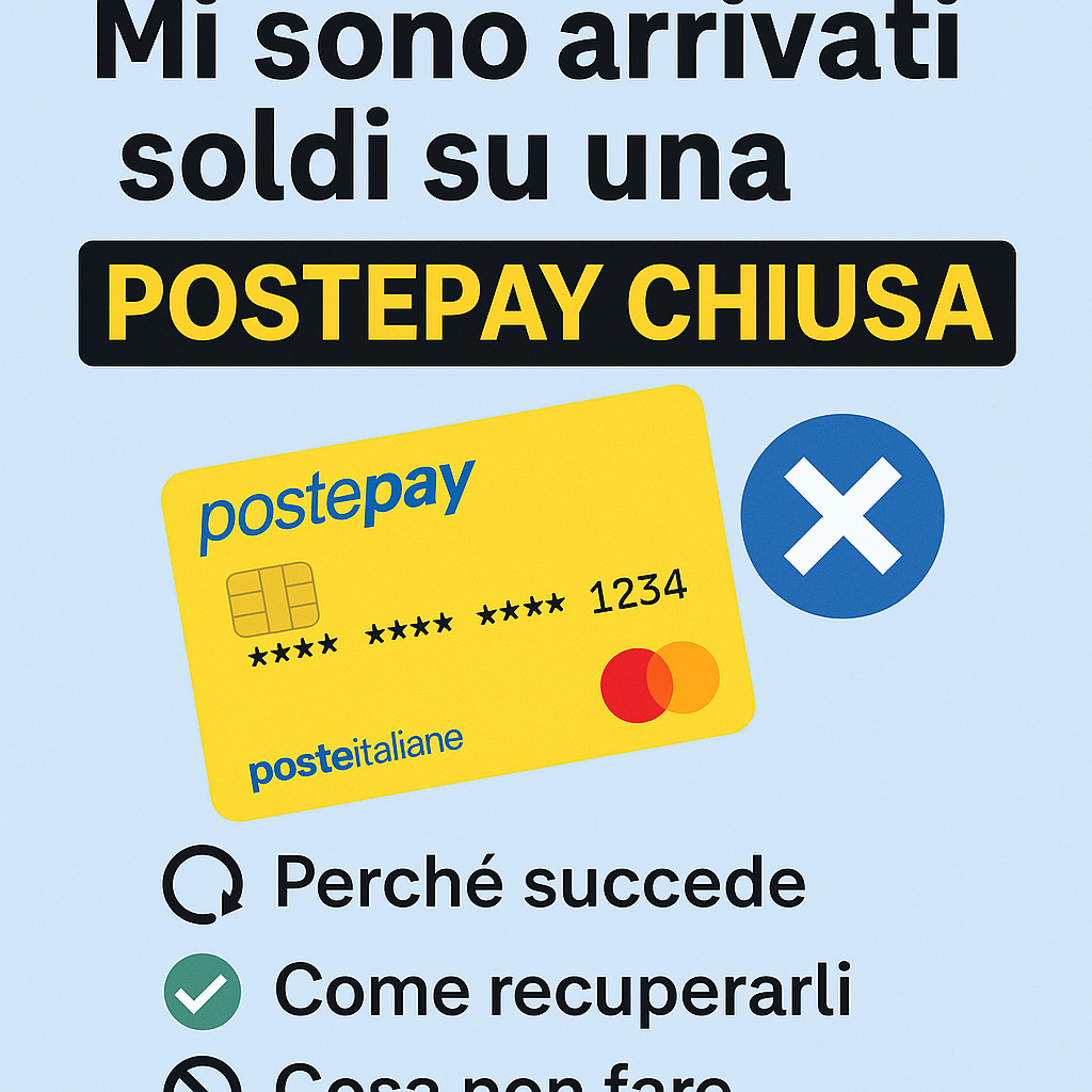 postepay chiusa recuperare soldi