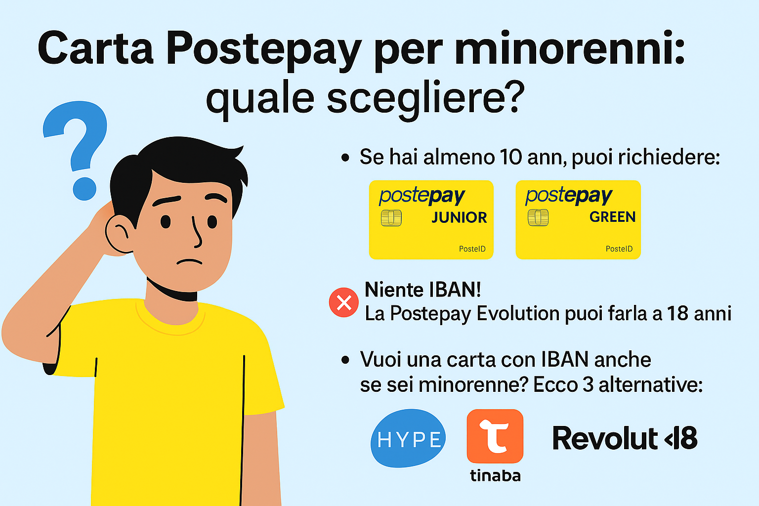 postepay minorenni iban