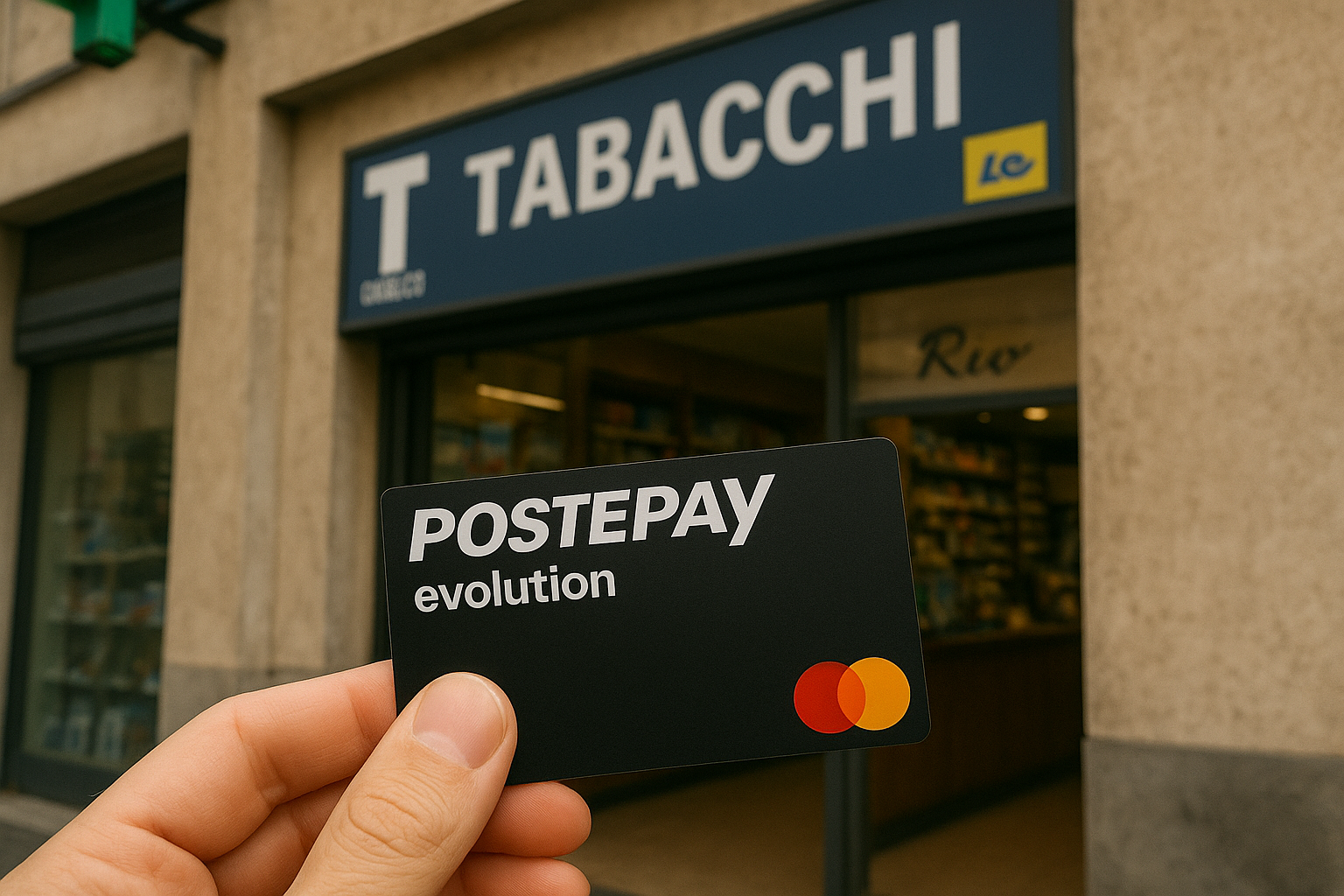 ricarica postepay tabacchi non arriva