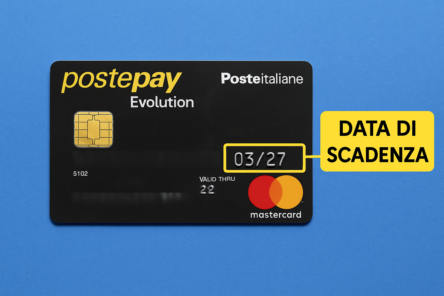 trovare scadnza postepay