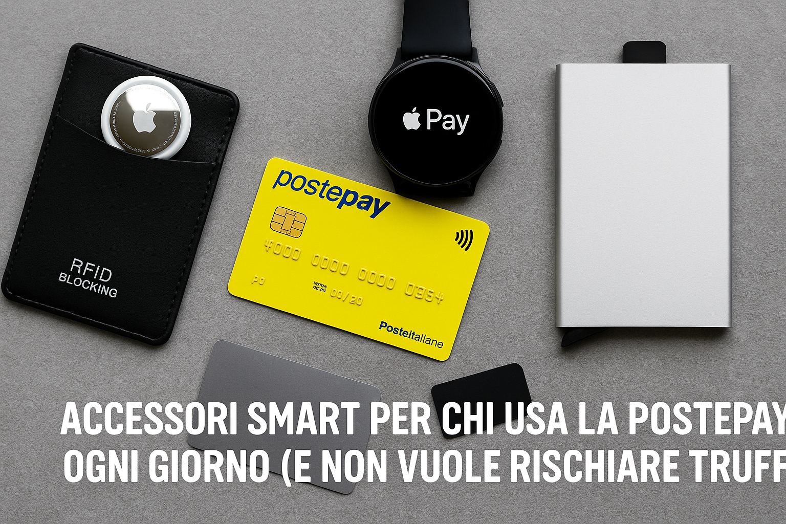 accessori smart per chi usa postepay