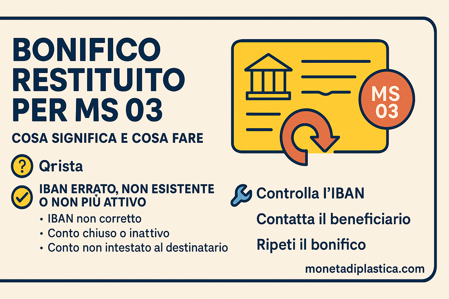 bonifico errore ms03