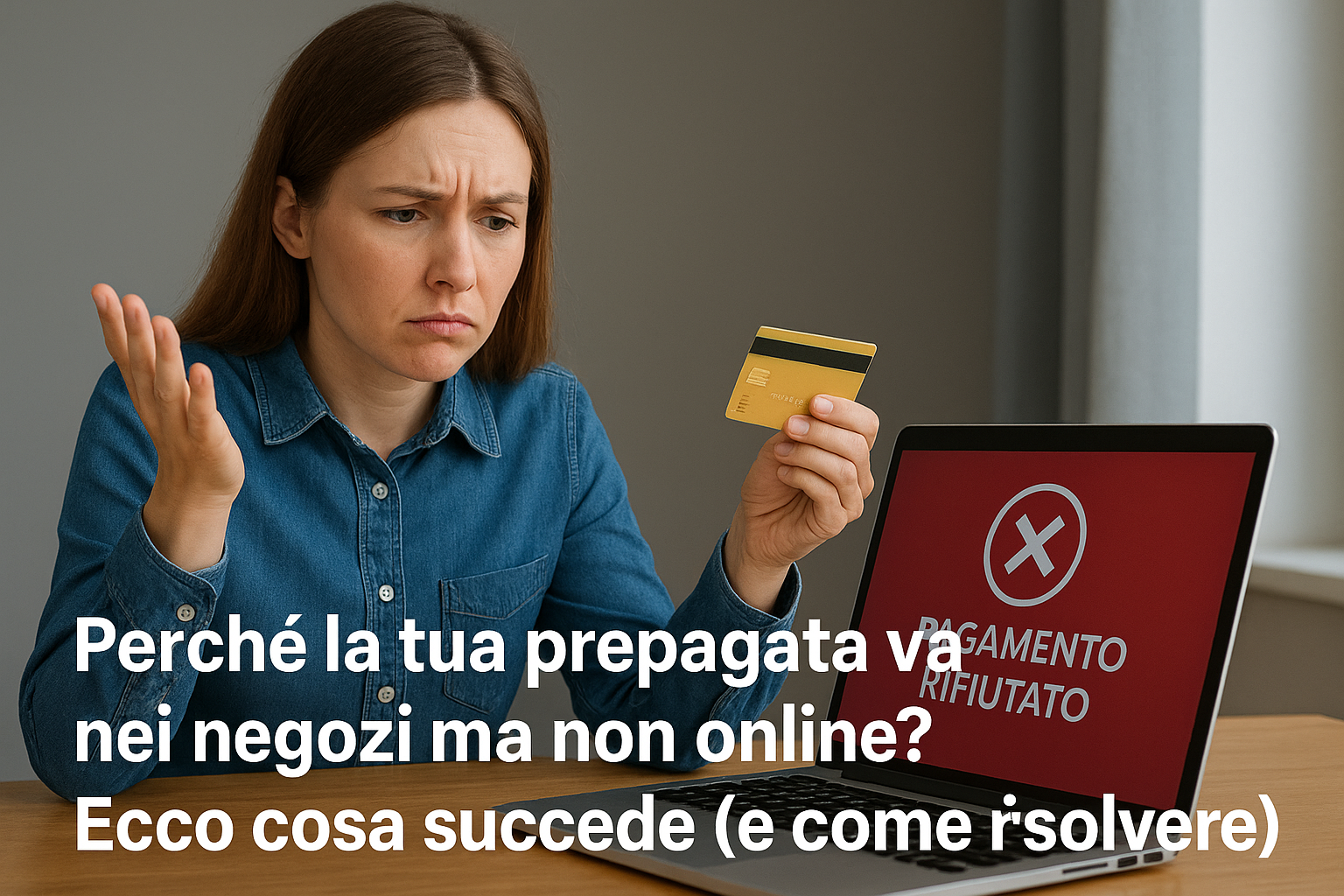 carta non va online ma solo nei negozi fisici