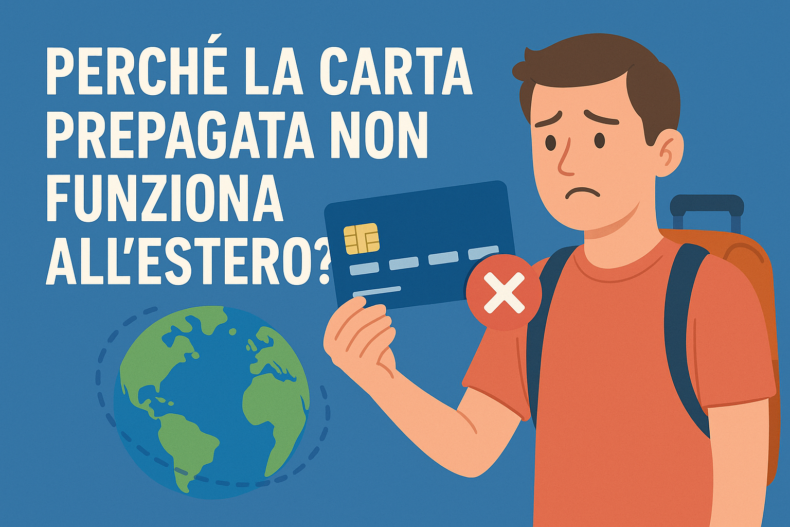 carta prepagata non funziona estero