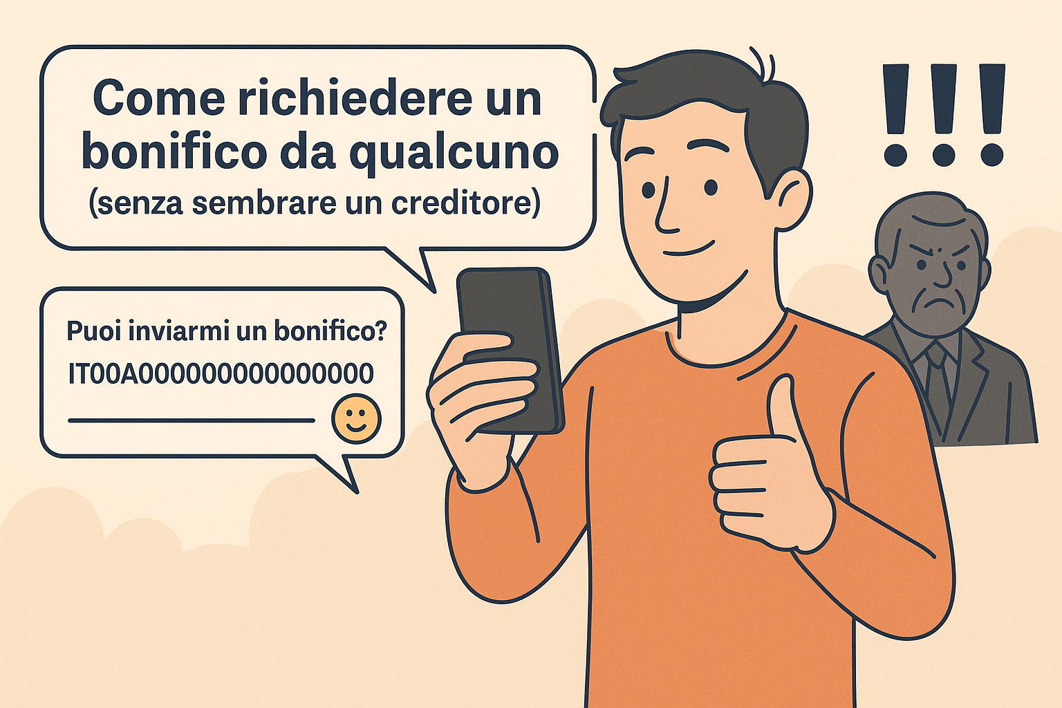 come chiedere soldi a qualcuno