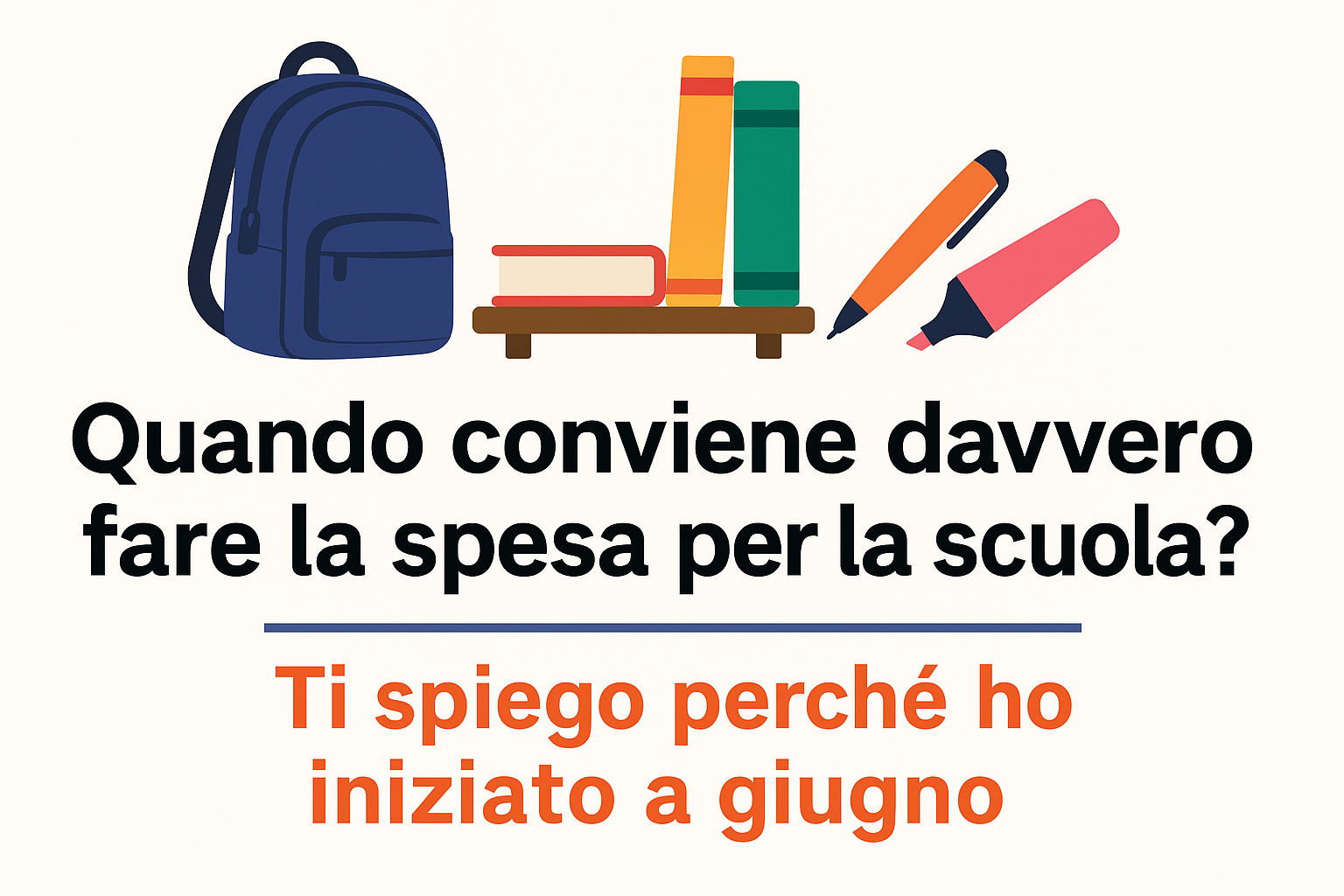 spesa per scuola