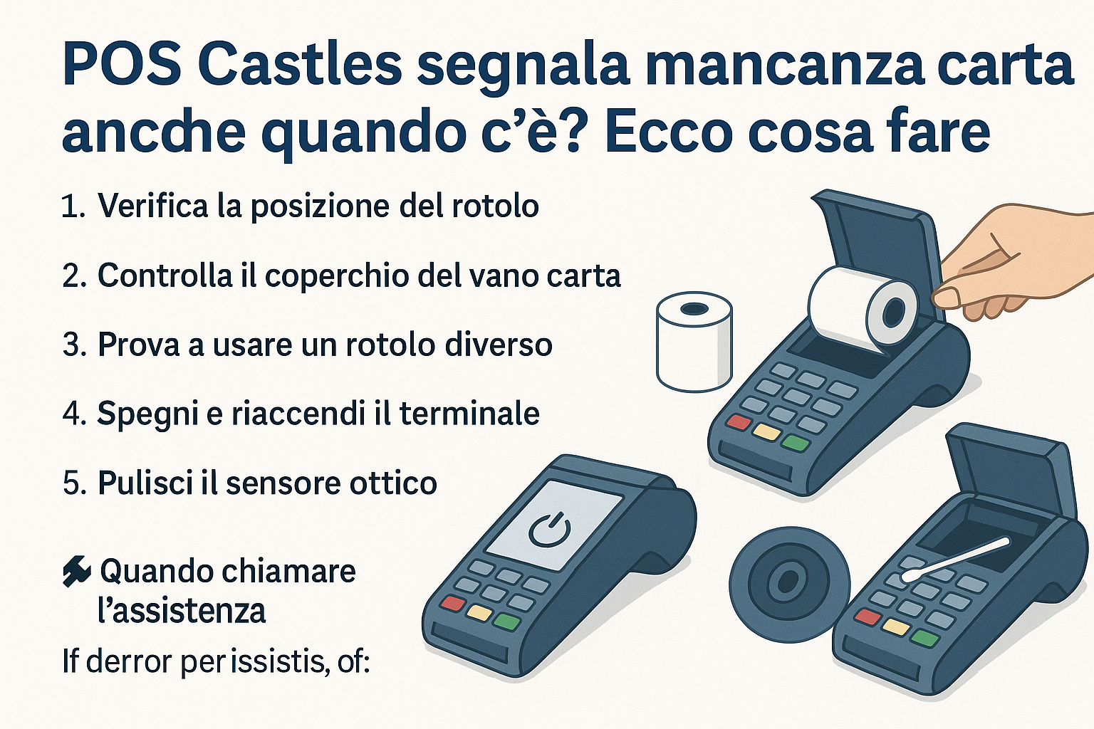 pos mancanza carta