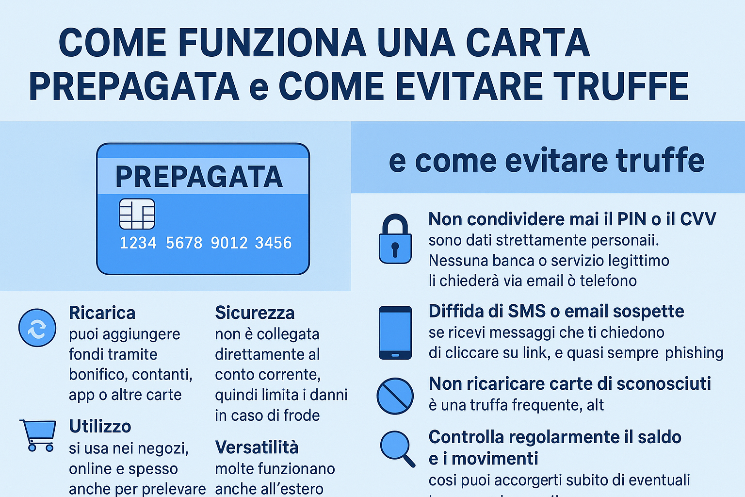 come funziona carta prepagata