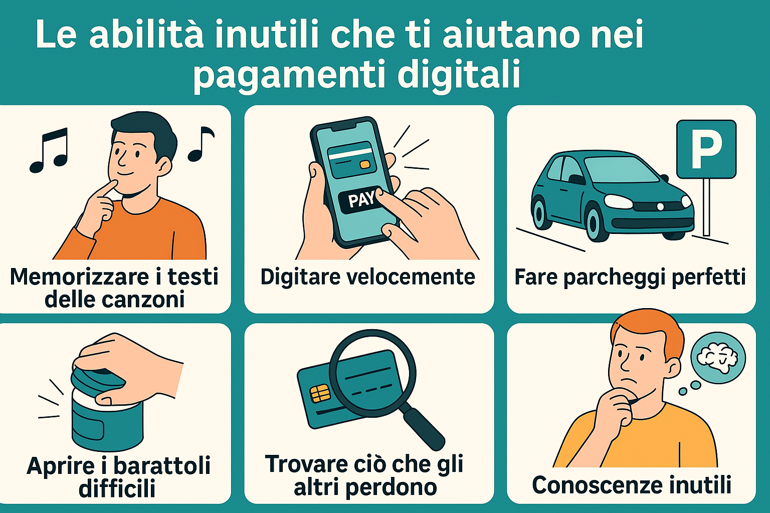 cose inutili che aiutano
