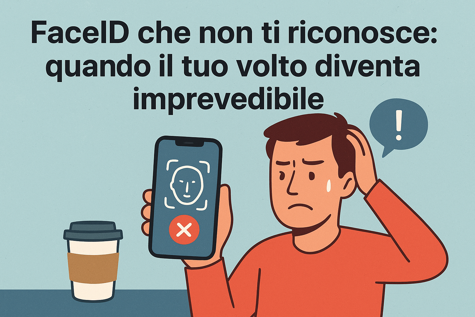 face id non funziona