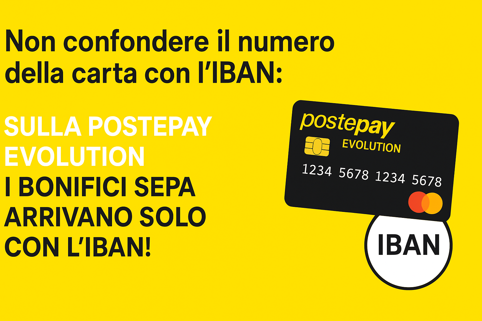 numero carta numero iban differenze
