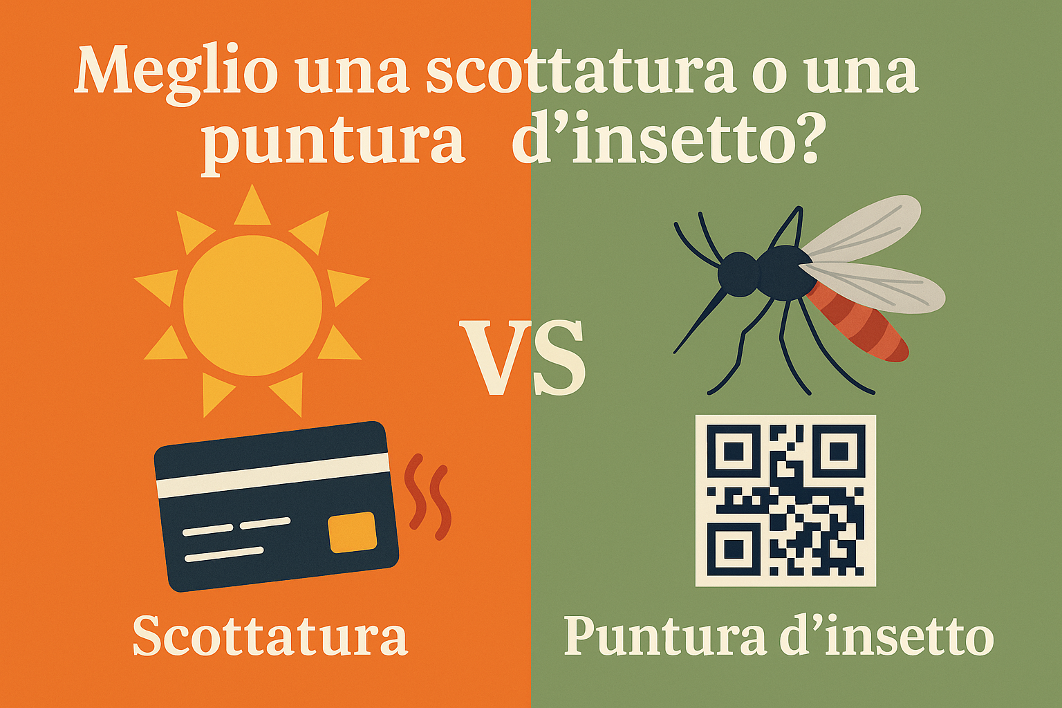 scottatura puntura insettto