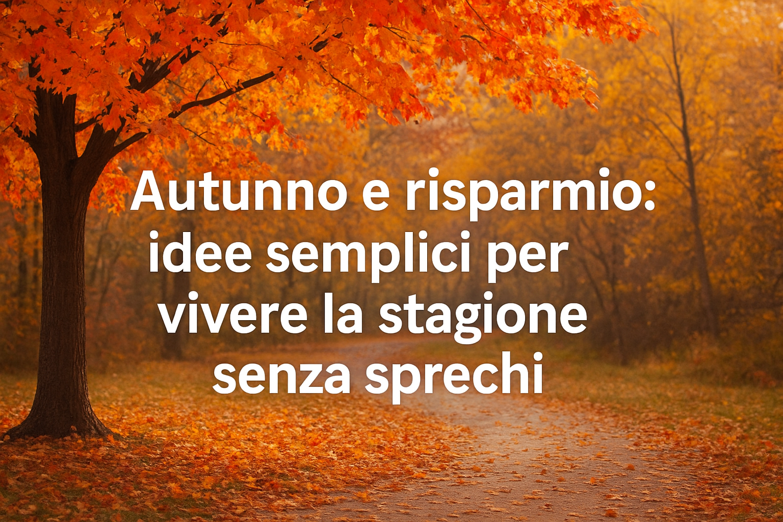 autunno risparmio