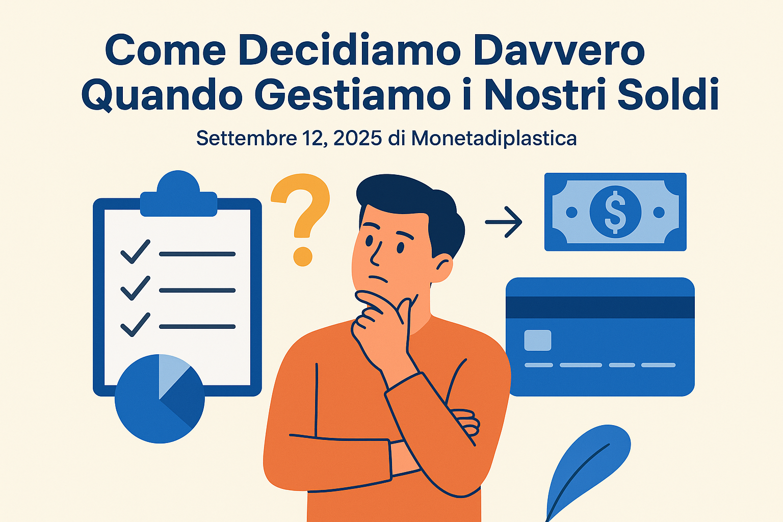 come decidiamo davvero soldi