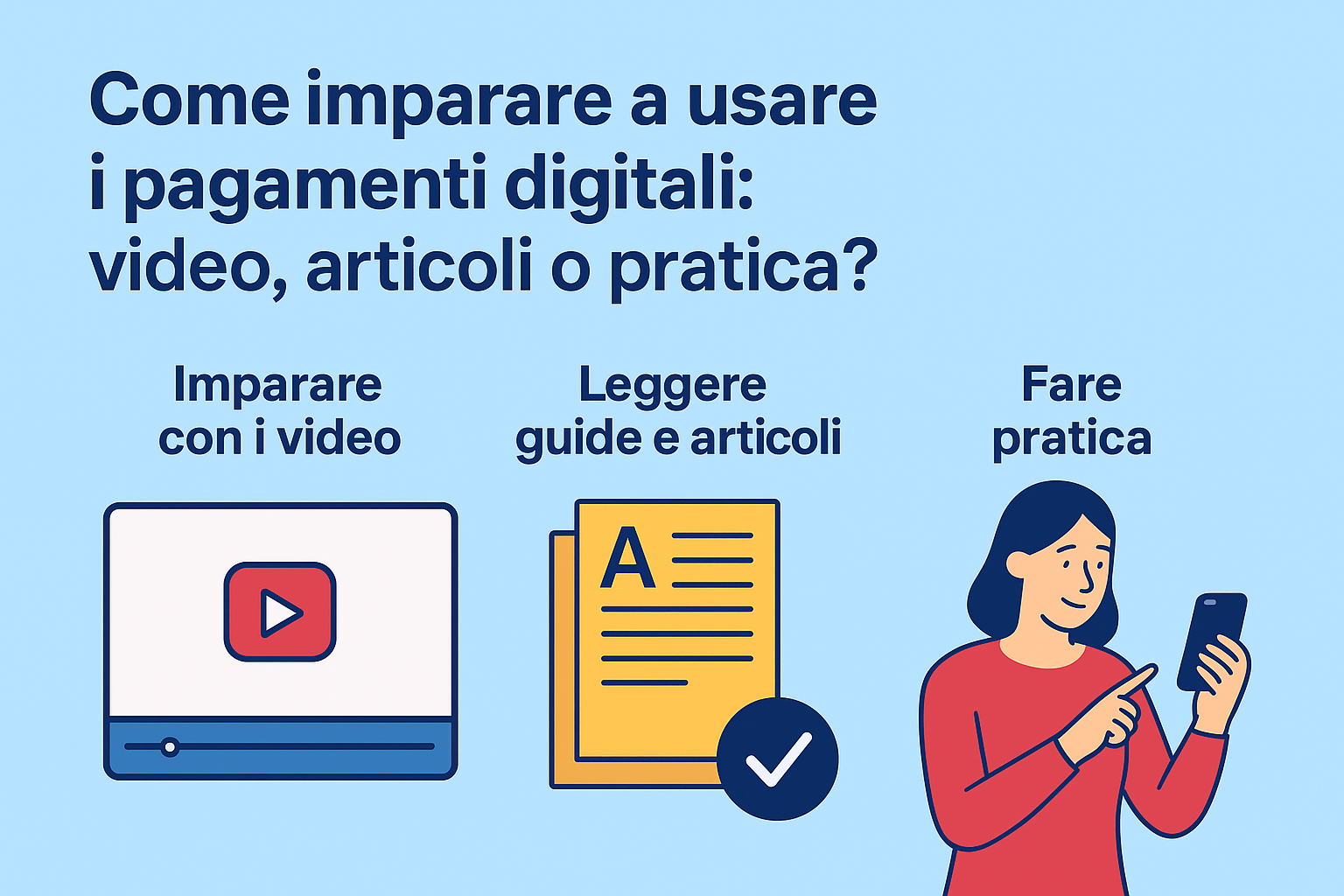 come imparare usare pagamenti digitali