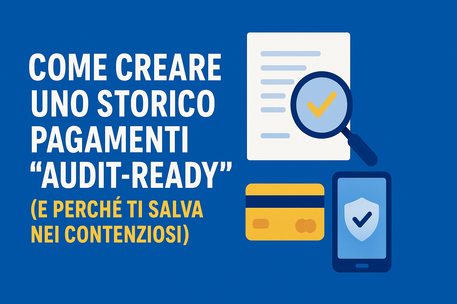 creare storico pagamenti