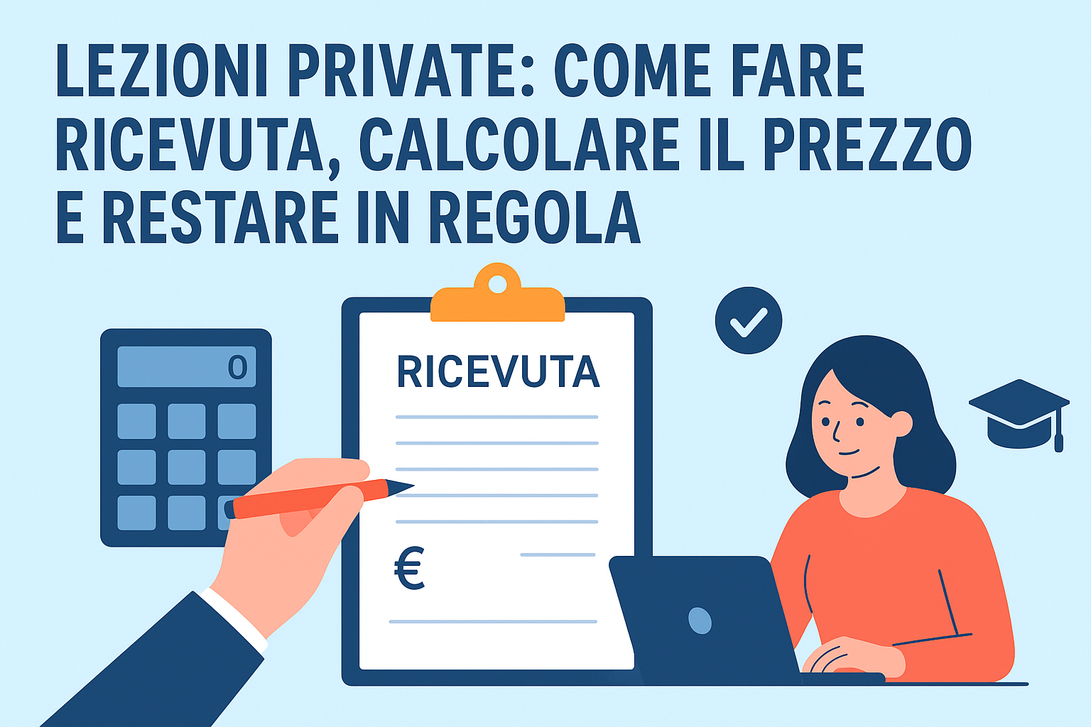 lezioni private pagamenti ricevute