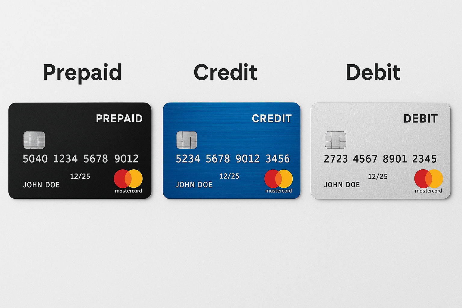 mastercard riconoscere prepagata