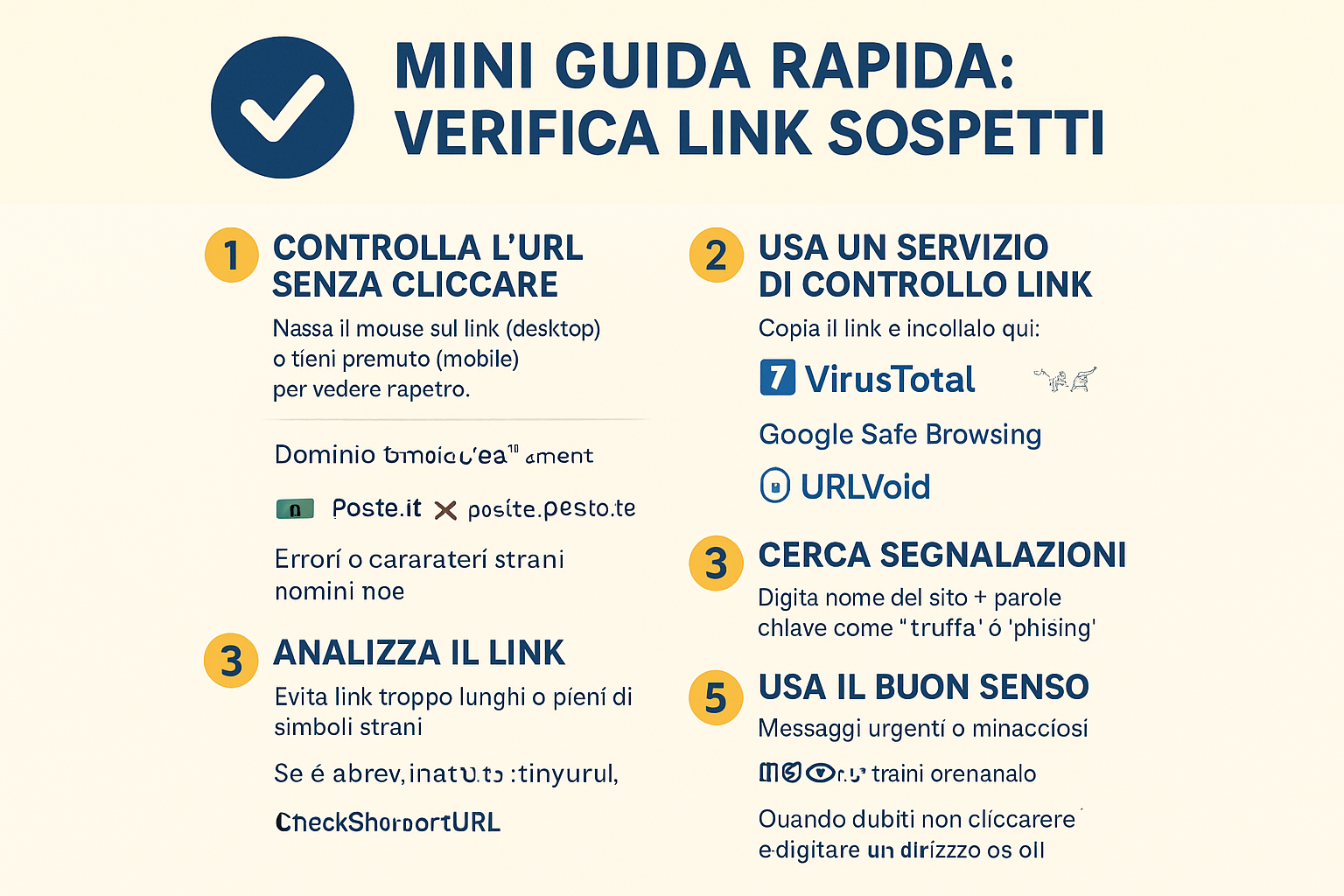 Messaggi falsi da Poste Italiane: come riconoscere le truffe e proteggersi 2 mini guida rapira link 1