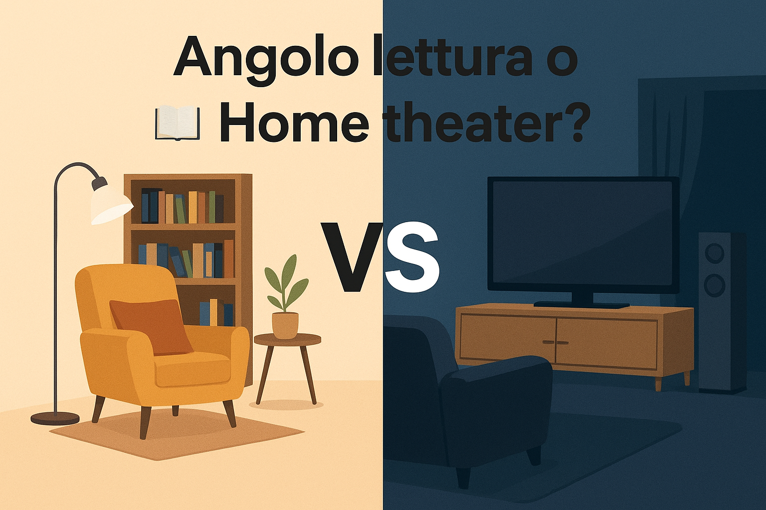 angolo di lettura home theater